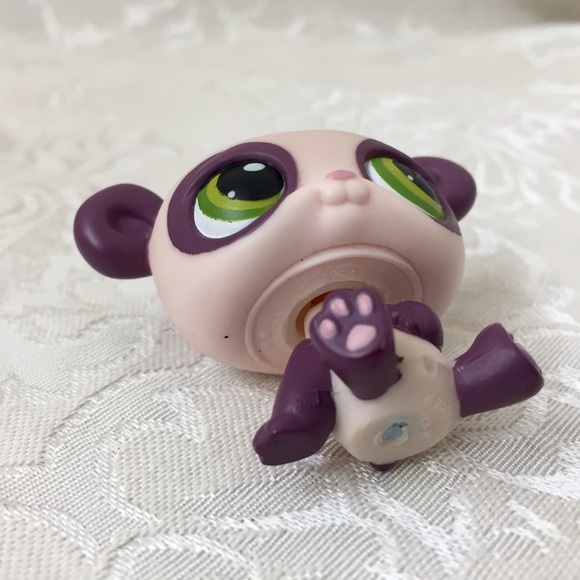 Littlest Pet Shop - Chinese Purple Panda Set - Picture 3 of 4